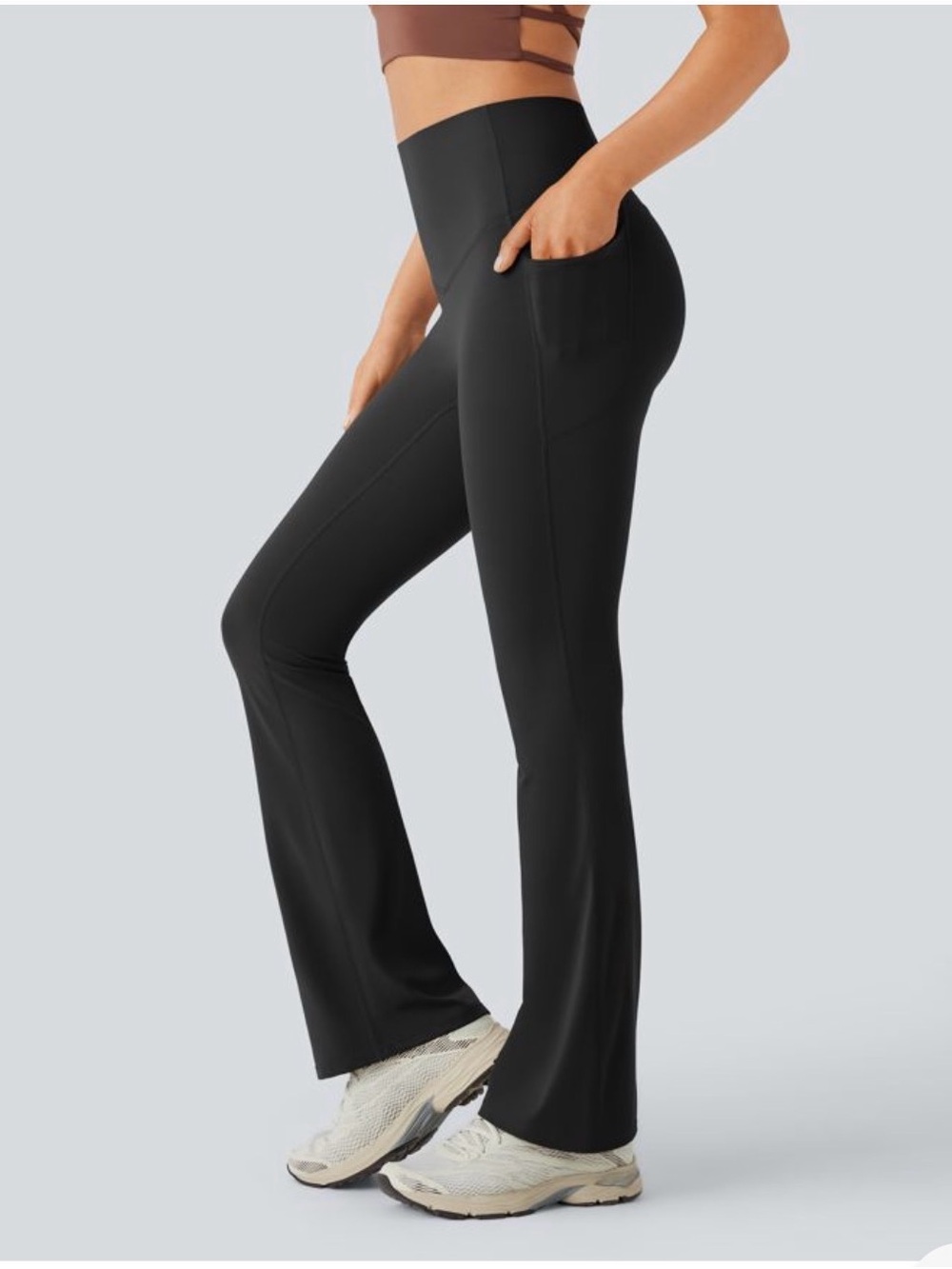 HALARA UltraSculpt High Waisted Tummy Control Pocket Bootcut leggings NWOT